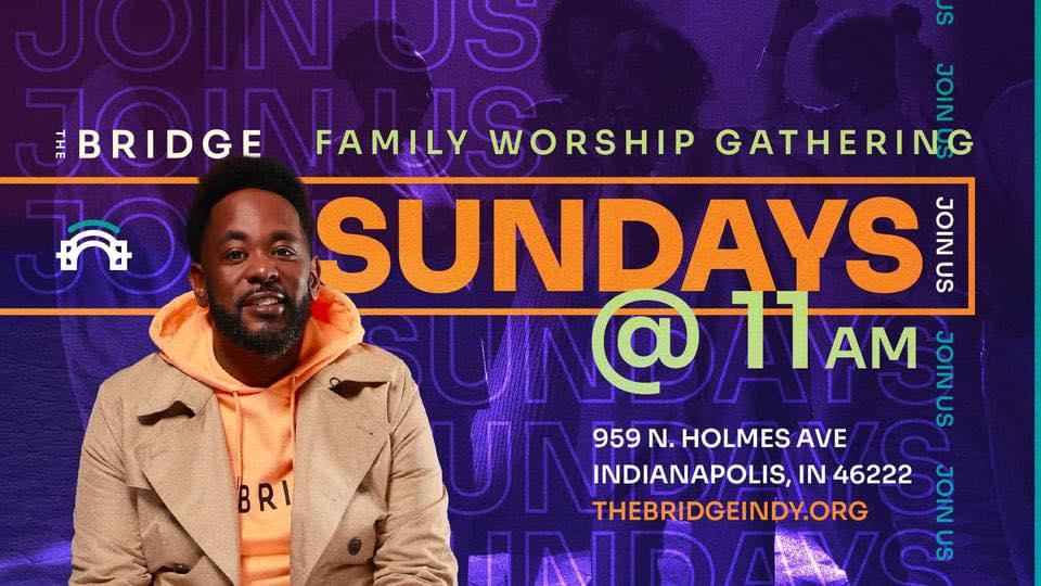 The Bridge Indy Church worship service with congregation